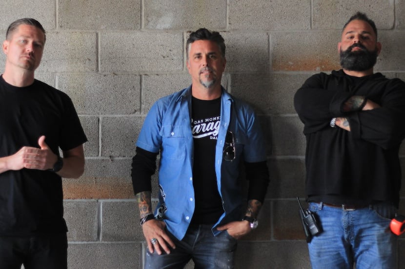 Richard Rawlings (center) with his team Chris Stephens (left) and Russell J. Holmes. The...