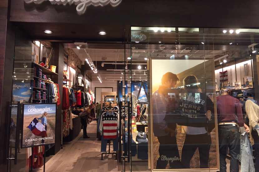  Wrangler store opened in Galleria Dallas on Friday, Oct. 30, 2015. (DMN photo Maria Halkias)