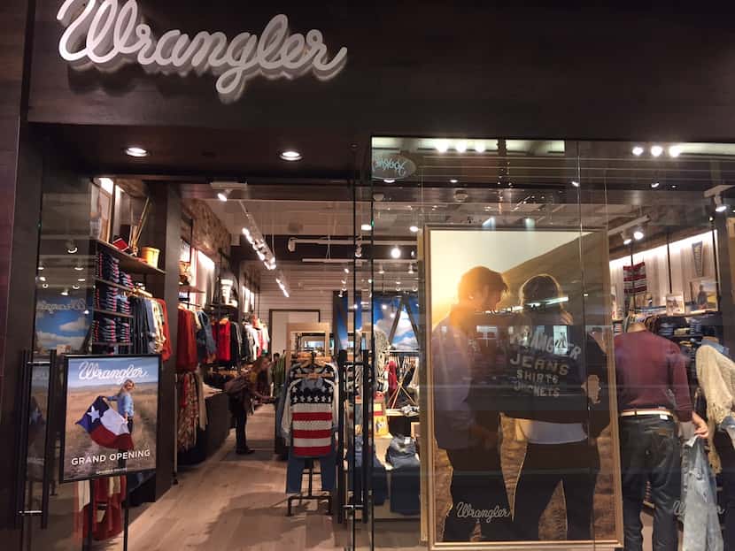  Wrangler store opened in Galleria Dallas on Friday, Oct. 30, 2015. (DMN photo Maria Halkias)