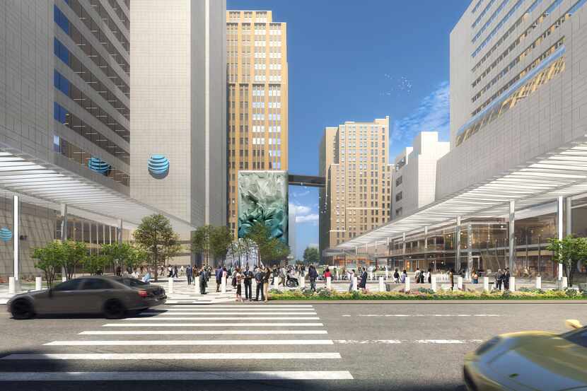 AT&T's Discovery District is the largest redevelopment in downtown Dallas.