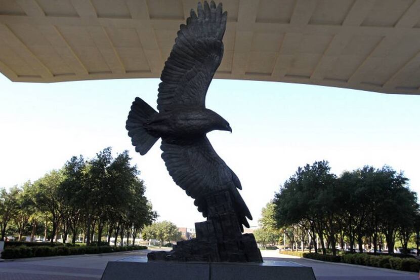 The eagle sculpture that was a symbol of EDS' spirit still makes its home in front of the...