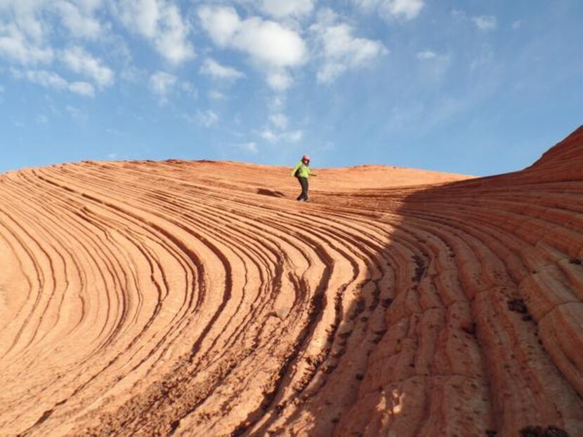 
The stair-stepped  plateaus are breathtaking throughout the year at Snow Canyon State Park.
