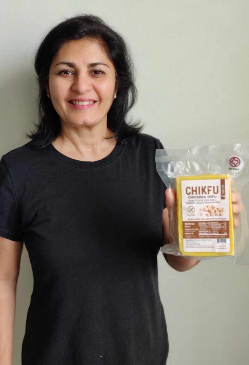 Jigisha Patel created Chikfu, a chickpea-based tofu.