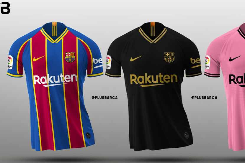 Posible nuevo uniforme del FC Barcelona para la nueva temporada en España.