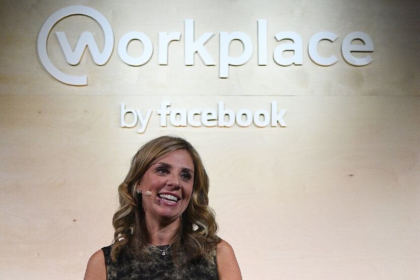 Nicola Mendelsohn, a Facebook vice president, speaks at the launch of the social media...