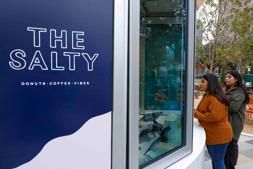 The Salty is an order-at-the-counter doughnut shop inside Klyde Warren Park in Dallas.