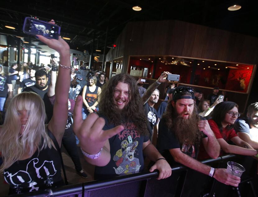 A Pantera cover band played a set at Gas Monkey Live.