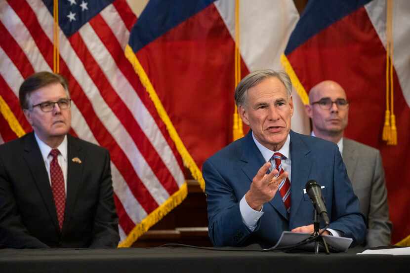 Lt. Gov. Dan Patrick (left) will lead a six-person Texas delegation to attend in person the...