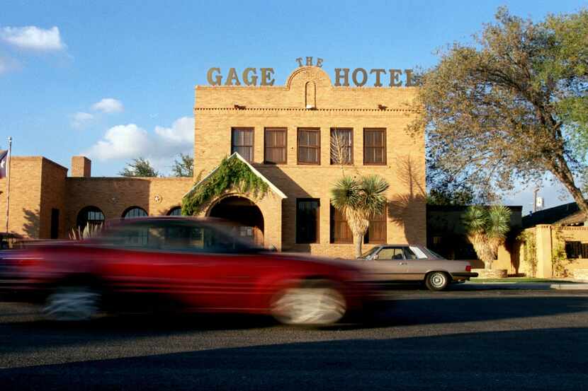 The 45-room Gage Hotel in the West Texas town of Marathon was one of the states...