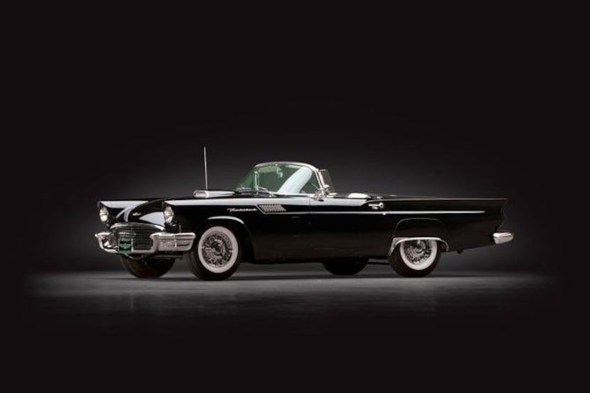 
Ford dealer Sam Pack’s private collection of cars includes this 1957 Ford Thunderbird...