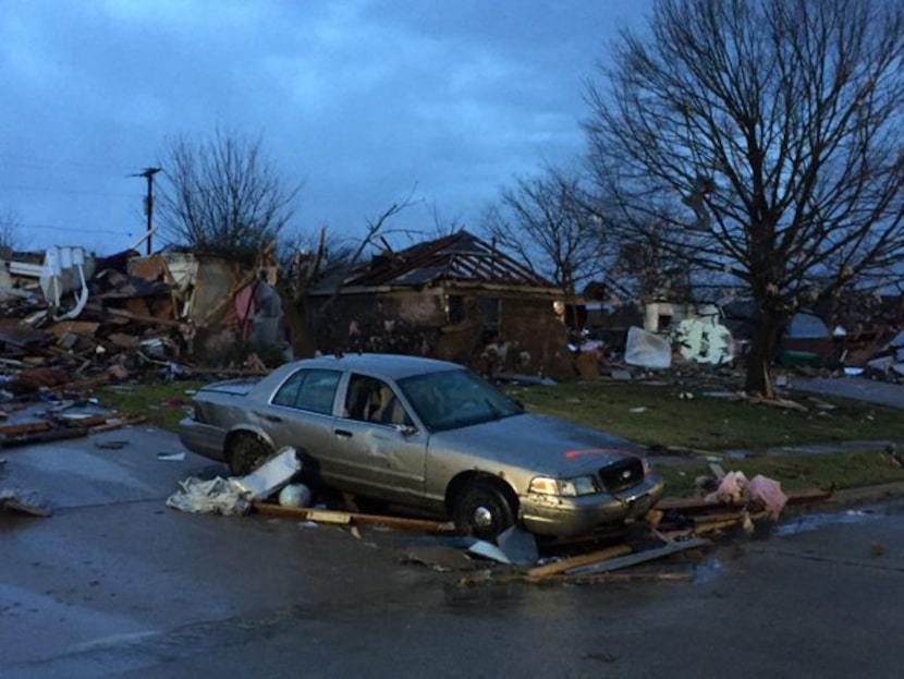  A view of the damage in Ovilla (KXAS-TV)