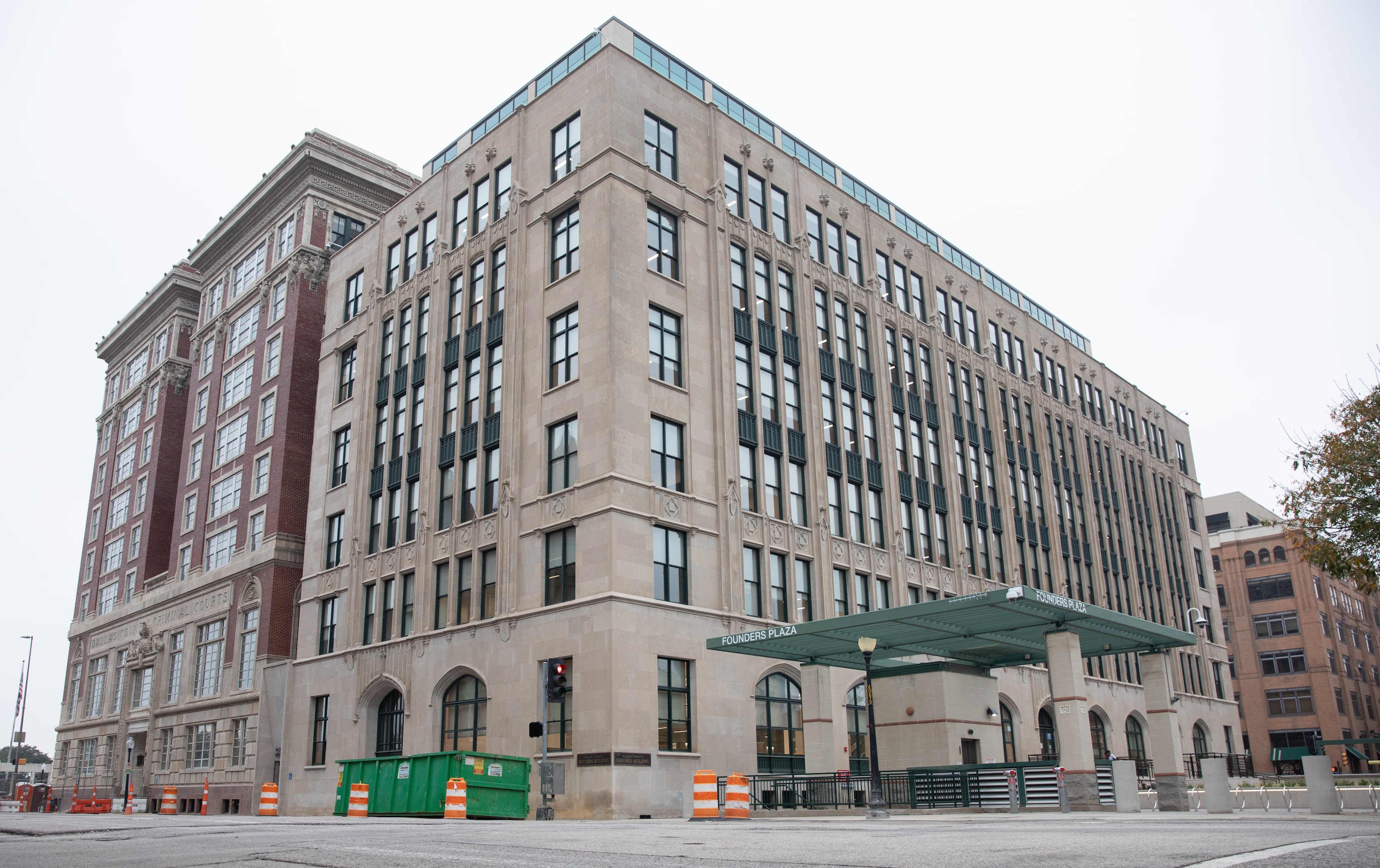 The Dallas County Records Building sits at 500 Elm Street in downtown Dallas on December 31,...