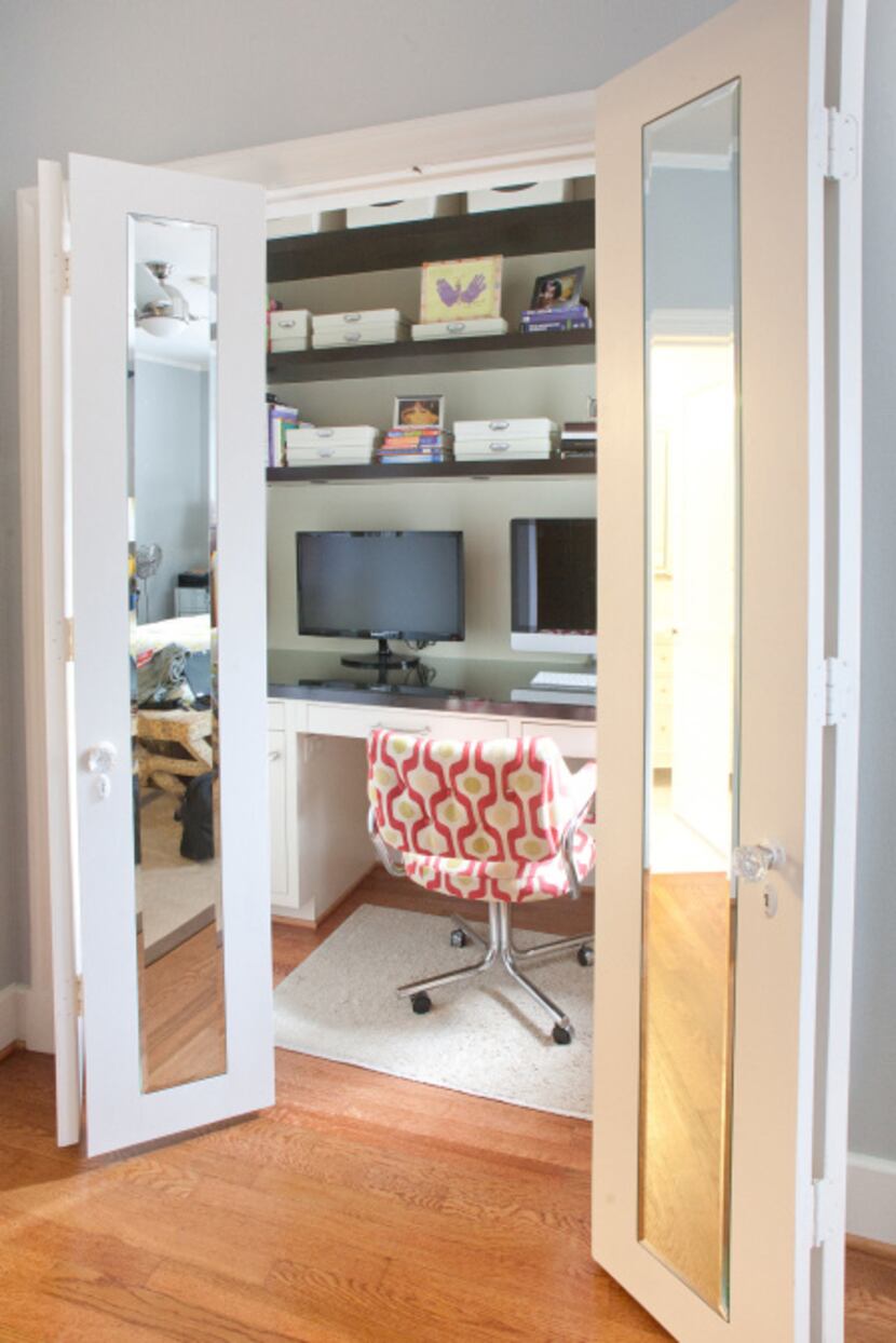 Inspired by this home office built by Gilliam and pictured on Houzz.com, the homeowners...