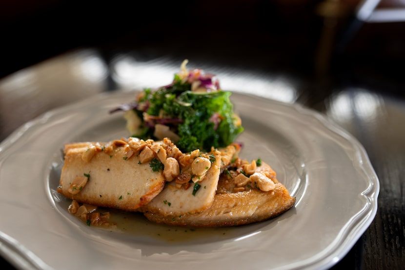 Rainbow trout almandine is on the lunch menu at Greenville Avenue restaurant Goodwins.