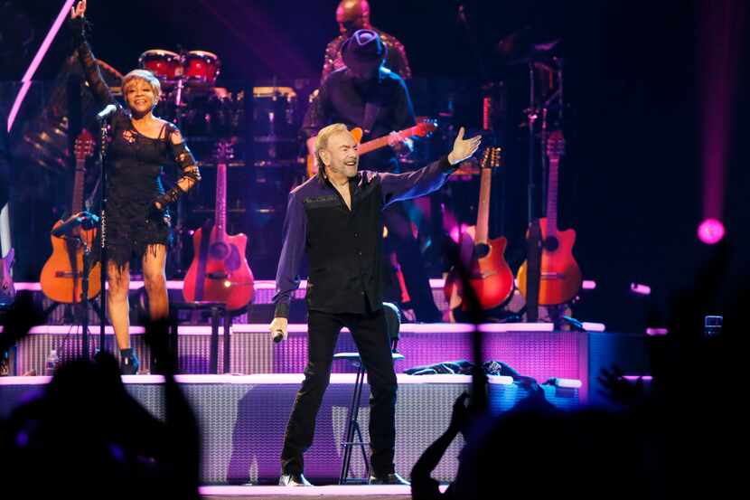 Neil Diamond performs at American Airlines Center on Thursday, May 28, 2015. (Kye R. Lee/The...