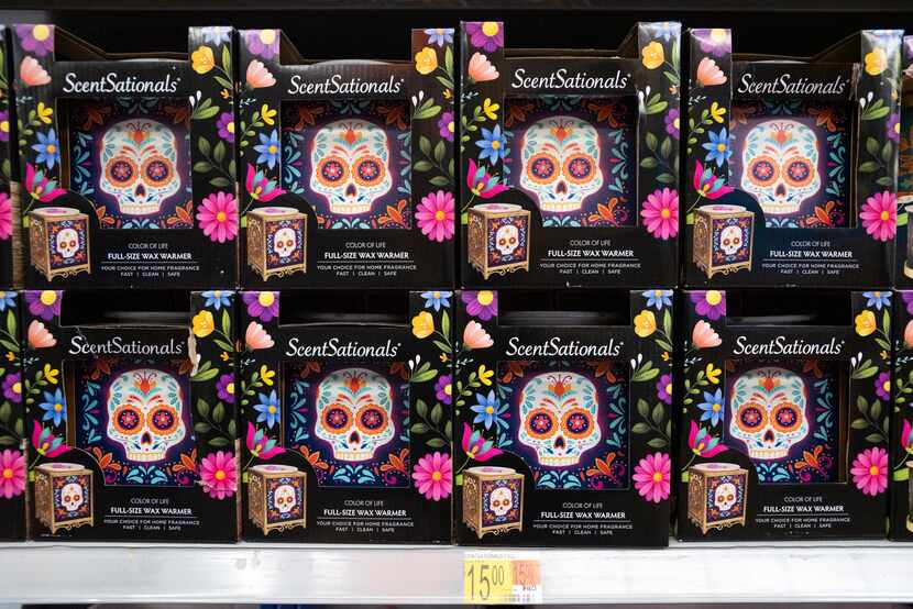 Dia de los Muertos scented wax warmers were part of the merchandise sold at the Walmart this...