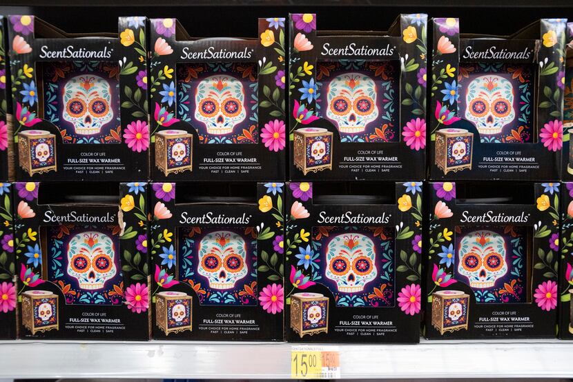 Dia de los Muertos scented wax warmers were part of the merchandise sold at the Walmart this...