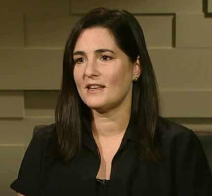 Mandy Ginsberg in an October 2017 appearance on KERA. 