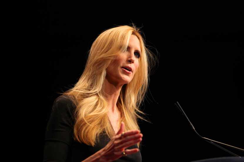 Ann Coulter speaks at the Conservative Political Action Conference in Washington, Feb. 10,...