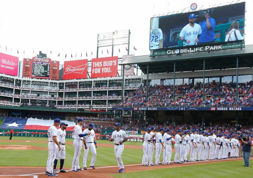 Texas Rangers enfrentarán a los Cubs en el Juego Inaugural de temporada en elGlobe Life Park...