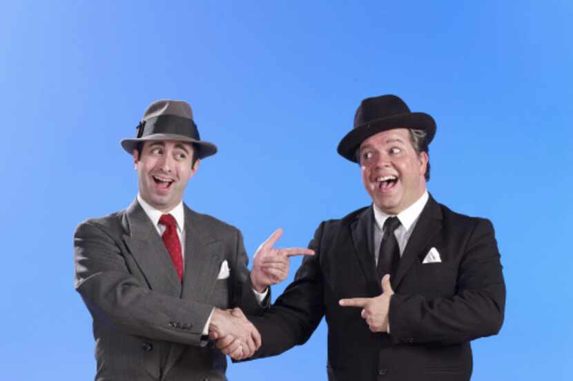 Left to Right Brian Hathaway and B.J. Cleveland in "The Producers."