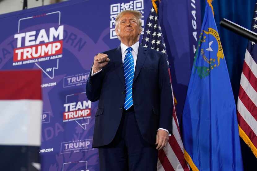 Republican presidential candidate Donald Trump easily won Nevada's Republican caucuses on...