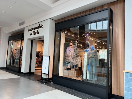 The new concept Abercrombie & Fitch store opens in December 2022 at NorthPark Center.