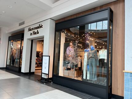The new concept Abercrombie & Fitch store opens in December 2022 at NorthPark Center.