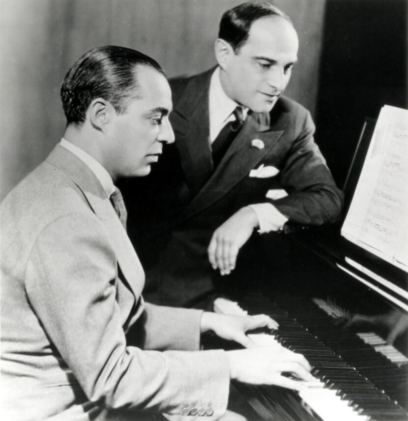  Richard Rodgers (at the piano) wrote sophisticated songs with Lorenz Hart.