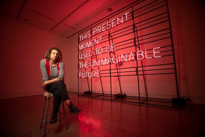 Alicia Eggert, an artist and sculpture professor at the University of North Texas, says it...