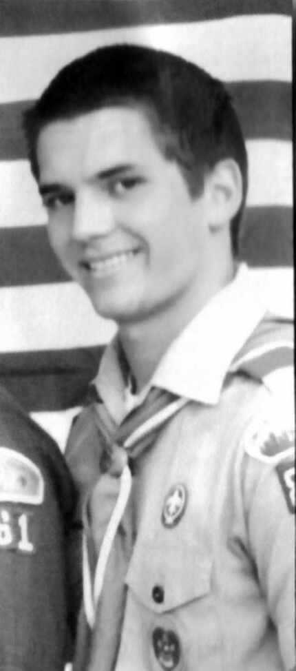 Brian James McDaniel as an Eagle Scout