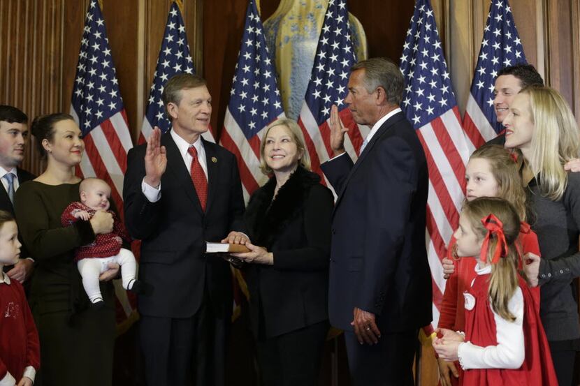 Texas Rep. Brian Babin of Woodville told a radio host Thursday that sometimes women need to...