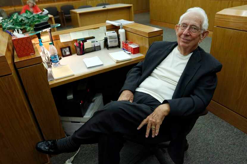  Dallas County court reporter Frank Howell is one of three active and licensed "pen writers"...