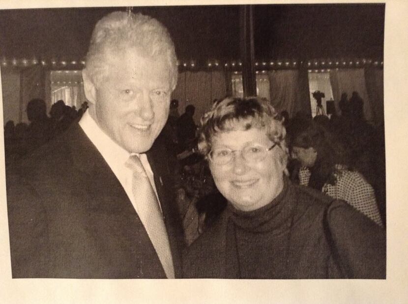 Noel Wicke, pictured with Bill Clinton.