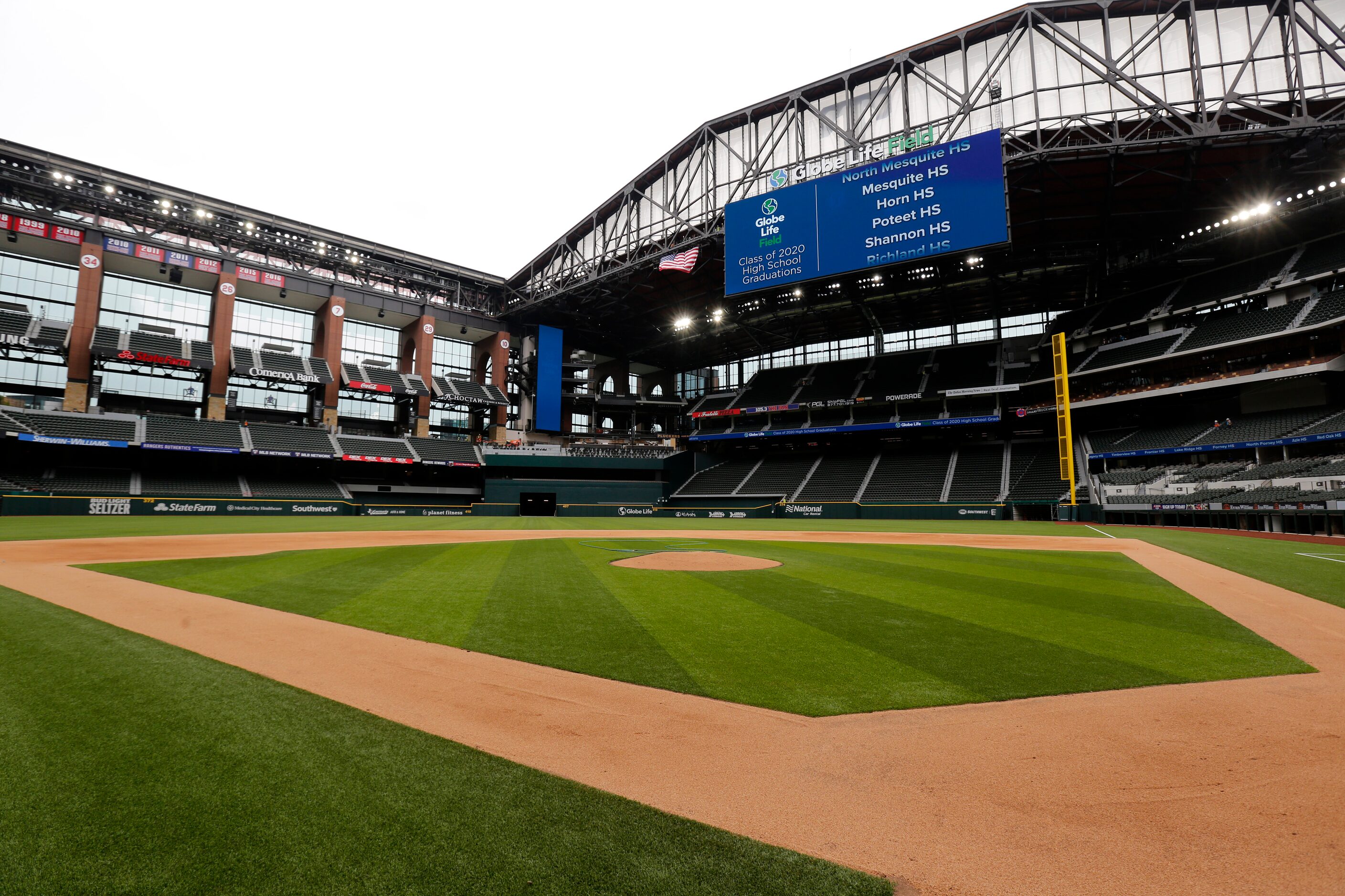 The newly completed Globe Life Field in Arlington, Texas, is getting ready to host several...