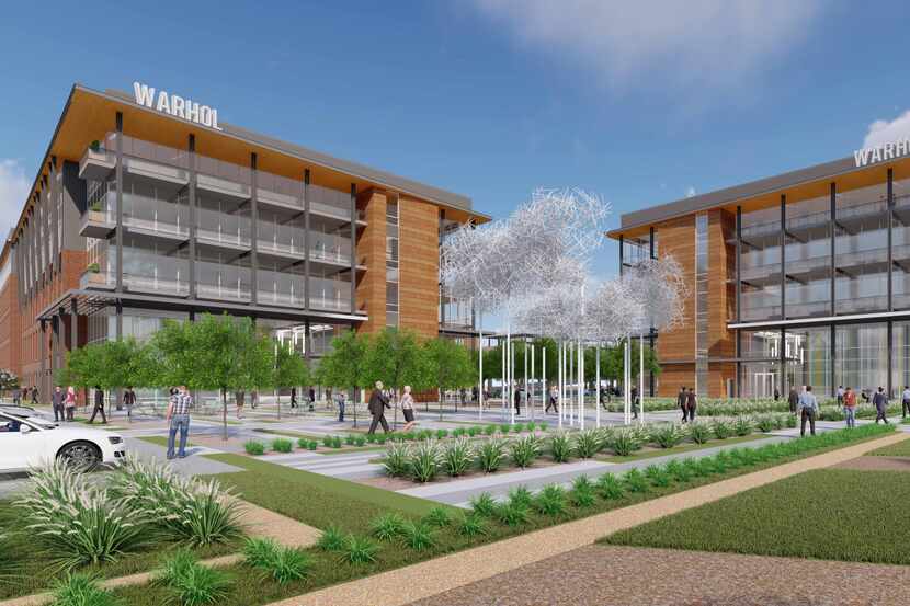 The two new office buildings planned at Cypress Waters will start next year.