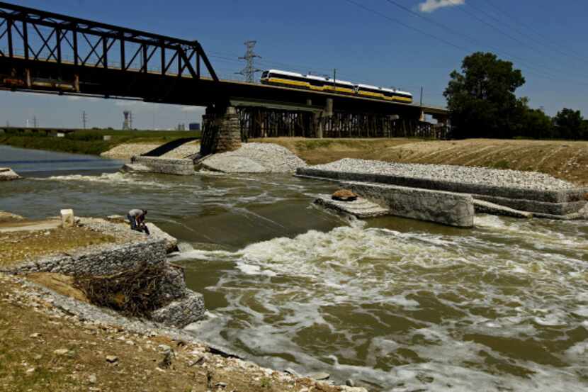 Some have found the bypass channels at the Trinity River’s whitewater feature, the Dallas...