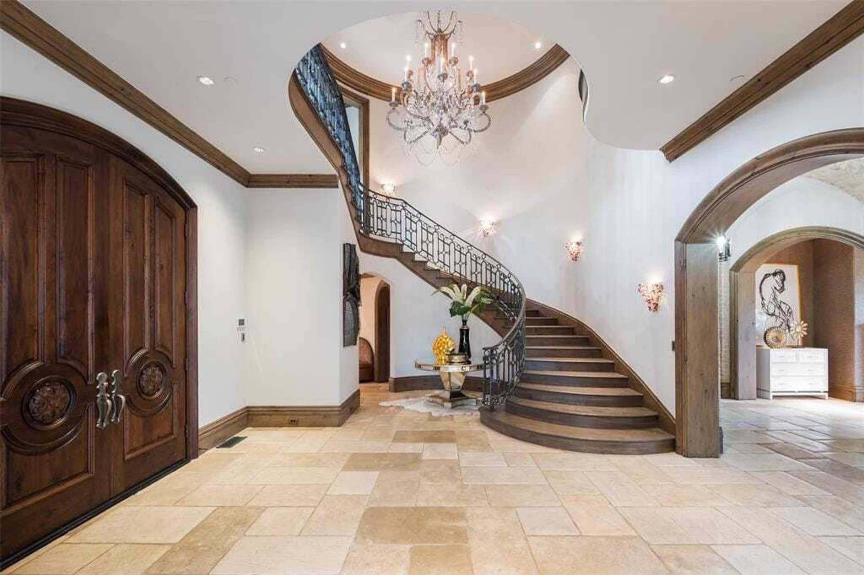 The $17.9 million home at 10331 Strait Ln. in Dallas' Preston Hollow neighborhood was the...