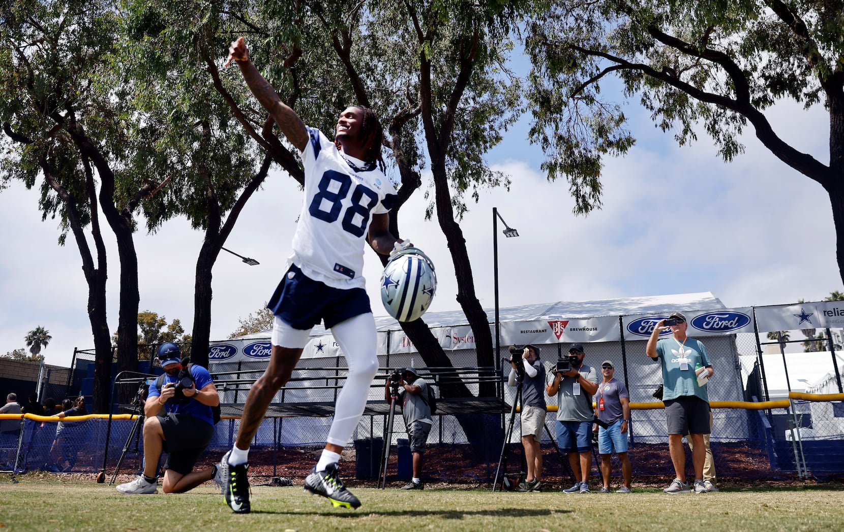 Reception at training camp, NFL merch sales reflect the fan favorite that  is CeeDee Lamb