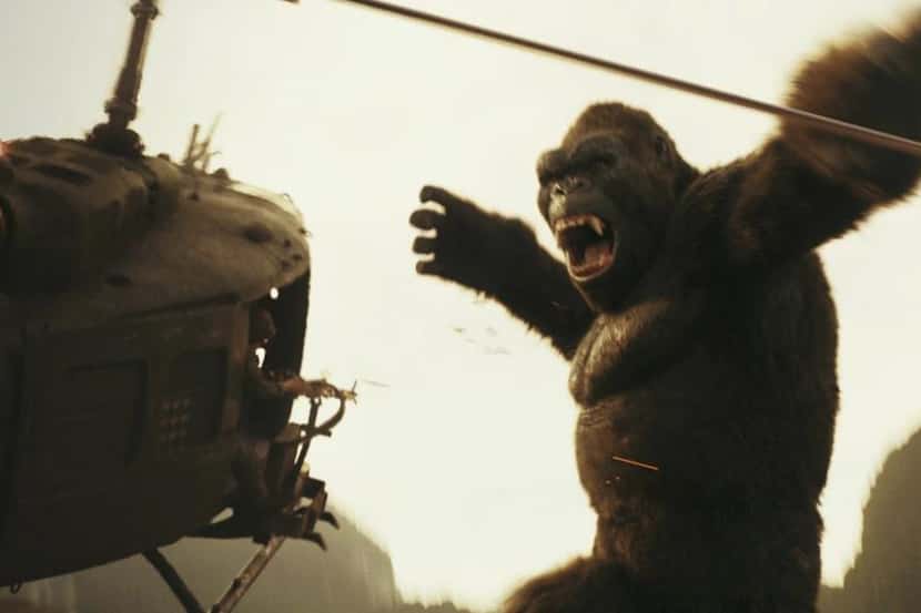 Una escena de “Kong: Skull Island”, que se estrenó este viernes(Warner Bros. Pictures)

