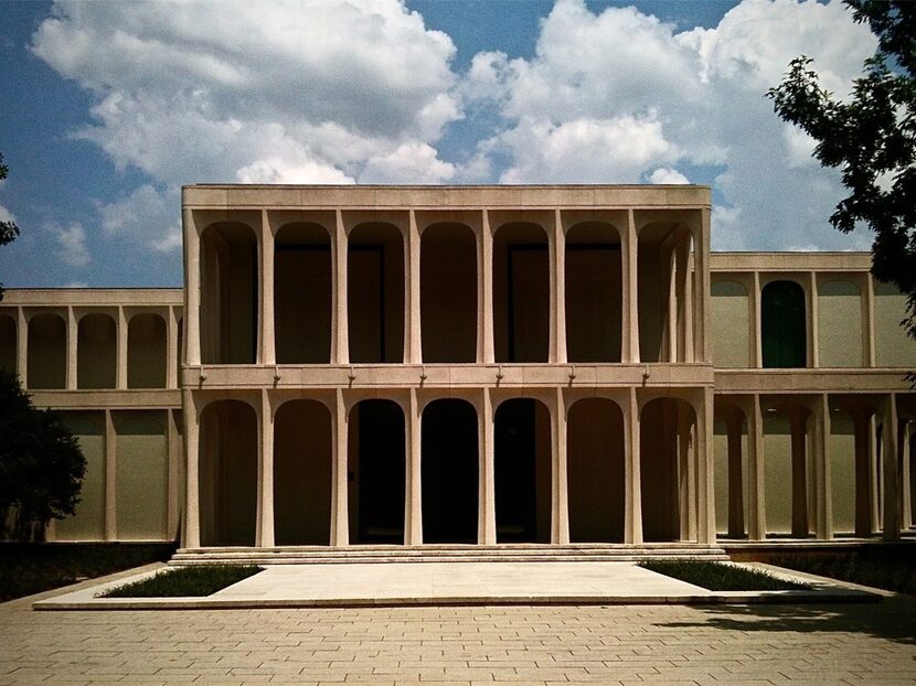 Philip Johnson designed The Beck House at 10210 Strait Lane in Preston Hollow.