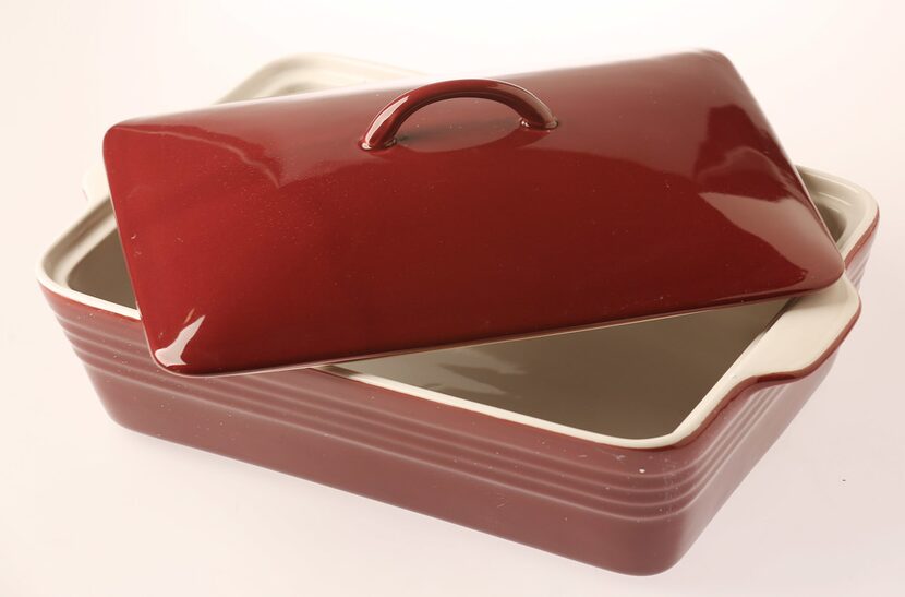 4-quart Baking Dish with Lid in Wine, Sur La Table, $29.99