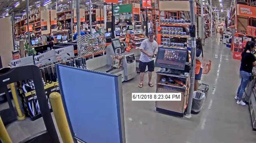 Here's another image of a suspect who is accused of stealing someone's identity and using it...
