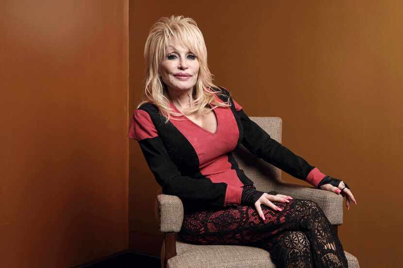 Dolly Parton poses at the Carnegie Medal of Philanthropy Ceremony in New York on Oct. 13,...