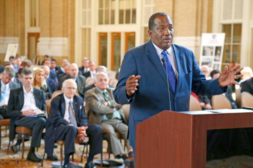
State Sen. Royce West spoke Wednesday against replacing Interstate 345 on the eastern edge...