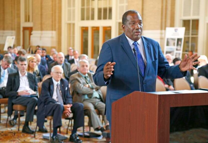 
State Sen. Royce West spoke Wednesday against replacing Interstate 345 on the eastern edge...