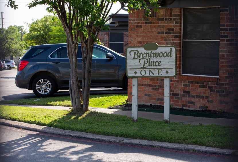 The exterior of Brentwood Nursing Home (Building #1) on April 24, 2020 in Dallas. (Juan...