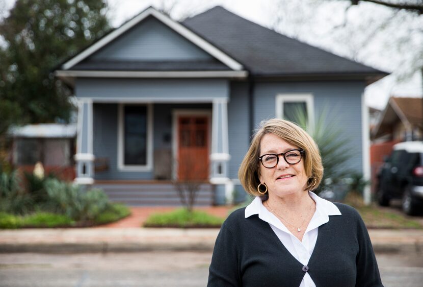 Kathi Chandler poses for a photo outside of her AirBnb on Tuesday, February 18, 2020 on N...