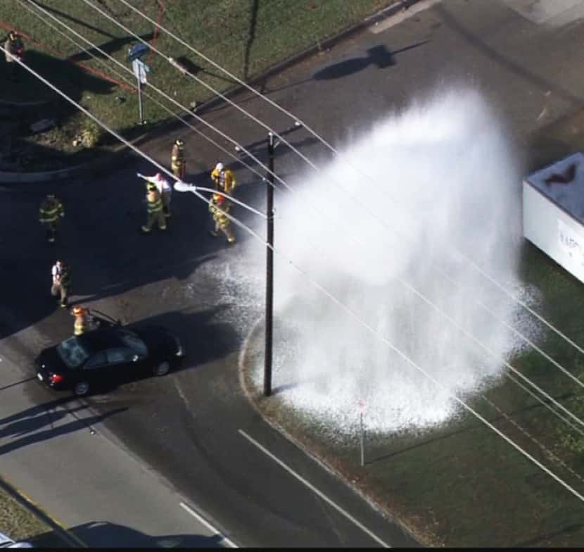 The fleeing car hit a fire hydrant and rolled before crashing into the house’s garage,...