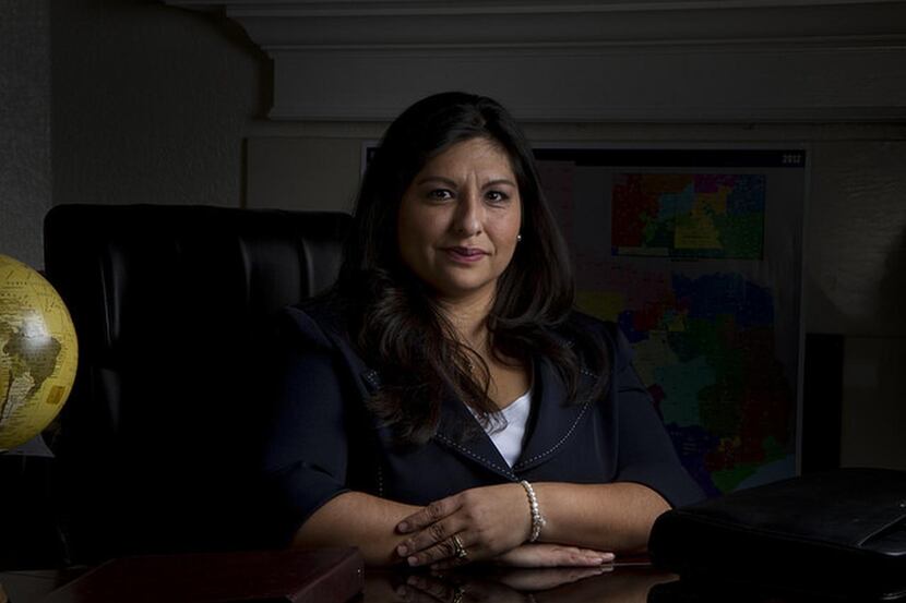 
Real estate agent Dominique Garcia (no relation to Adrian Garcia is a first-time candidate.
